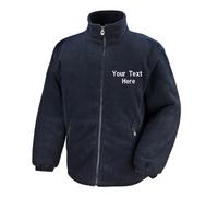 Personalised Custom Embroidered Result Core Padded Winter Fleece Jacket R219X