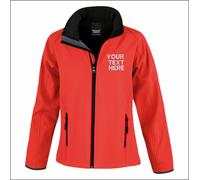 Personalised Custom Embroidered Result Core Women's Soft Shell Jacket Workwear
