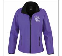 Personalised Custom Embroidered Result Core Women's Soft Shell Jacket Workwear