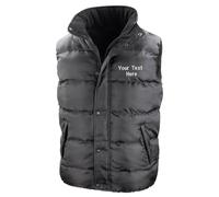 Personalised Custom Embroidered Result Nova Padded Gilet Water Repellent R223X