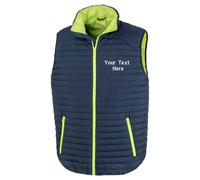 Personalised Custom Embroidered Result Thermoquilt Gilet Jacket Full-zip R239X