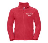 Personalised Custom Embroidered Russell Full-zip outdoor fleece Sports 8700M