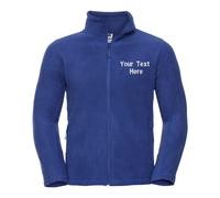 Personalised Custom Embroidered Russell Full-zip outdoor fleece Sports 8700M