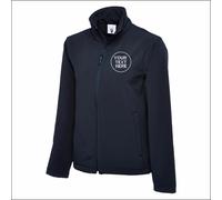 Personalised Custom Embroidered Uneek Classic Full Zip Soft shell Jacket XS-6XL