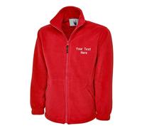 Personalised Custom Embroidered Uneek Premium Full Zip Micro Fleece Jacket