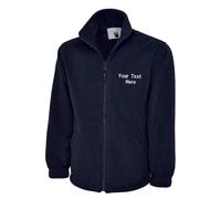 Personalised Custom Embroidered Uneek Premium Full Zip Micro Fleece Jacket