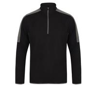 Personalised Custom Finden & Hales Contrast Panels Zip Neck MidLayer Top LV571