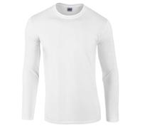 Personalised Custom Gildan Softstyle Long Sleeve T-shirt Casual Crew Neck GD011