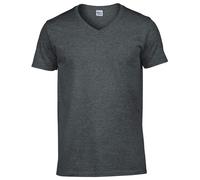 Personalised Custom Gildan Softstyle V-neck T-shirt Short Sleeve Casual GD010