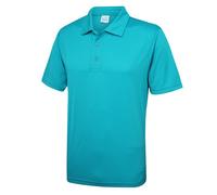 Personalised Custom Just Cool Awdis Polo T-shirt Casual Short Sleeve JC040