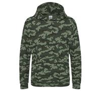 Personalised Custom Just Hoods Awdis Kids Camo Hoodie Sweatshirt Sports JH14J