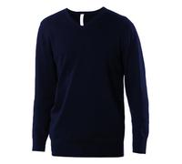 Personalised Custom Kariban Men's V-neck jumper Lightweight Fitted Style KB965