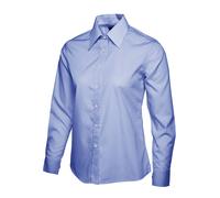 Personalised Custom Ladies Poplin Full Sleeve Shirt Office Staff Formal UC711