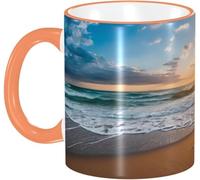 Personalised Custom Mug Sunrise Tea Cups Humour Porcelain Cup for Friend Men 330ml