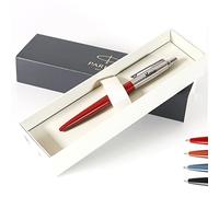 Personalised Custom Parker Jotter Bond Street Pen + Gift Box | Design A Truly Unique Present | Laser Engraved - Red