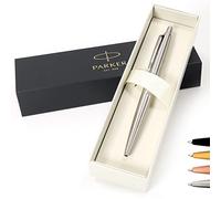 Personalised Custom Parker Jotter XL Monochrome Pen ( Silver ) + Gift Box | laser engraved ballpoint pen customised with your text ~ unique present for Birthday, Anniversary, Christmas, Wedding