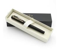 Personalised Custom Parker Vector XL Monochrome Pen (Black) + Gift Box | laser engraved Rollerball pen customised with your text ~ unique present for Birthday, Anniversary, Christmas, Wedding