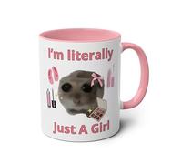 Personalised Custom Photo and Text Mug,You Keep Me Sane Hidden Message ,Funny Hidden Message Coffee Cup, Coworker Friend Bestie Gift,Office , Unique Coffee Lover Gift (Pink)