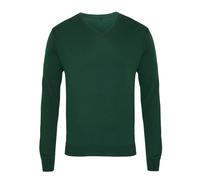 Personalised Custom Premier V-neck Knitted Sweater Long Sleeve Office PR694