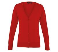 Personalised Custom Premier Women's Button-through Knitted Cardigan Staff PR697