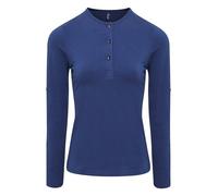 Personalised Custom Premier Women's Long John Roll-Sleeve Tee Round Neck PR318