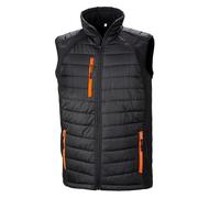 Personalised Custom Print Result Core Compass Padded Softshell Gilet Bodywarmer