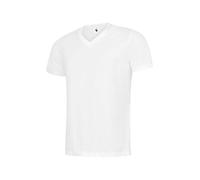 Personalised Custom Printed Classic V Neck T-shirt Your Text Logo Unisex UC317