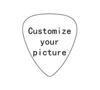 Personalised custom printed Guitar Plectrum Picks x 12 Design Your Picture Photo Logo Band Gift for Family Friends Players on Birthday Anniversary Christmas