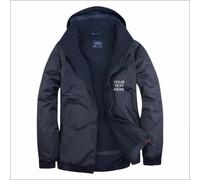 Personalised Custom Printed Premium Outdoor Jacket Waterproof Fleece Lined Coat