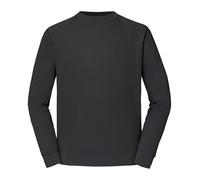Personalised custom printed text Fruit of the Loom Classic Raglan sweatshirt