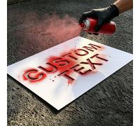 Personalised Custom Stencils for Spray Painting - Text, Logo & Lettering