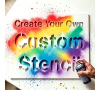Personalised Custom Stencils for Spray Painting - Text, Logo & Lettering