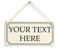 Personalised Custom Text Sign, Vintage Style Frame Decor