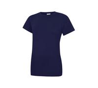 Personalised Custom Uneek Ladies Classic Crew Neck T-Shirt Your Text Logo UC318