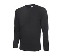 Personalised Custom Uneek Long Sleeve T-shirt Casual Crew Neck Workout UC314