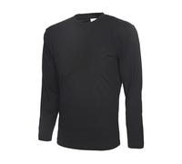 Personalised Custom Uneek Long Sleeve T-shirt Casual Crew Neck Workout UC314