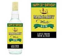 Personalised Customised Label Sticker for Wray & Nephew Rum Bottle Birthday Anniversary Christmas
