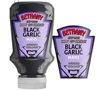 Personalised Customised Purple Bottle Label Sticker for Heinz Black Garlic Mayo 220ml