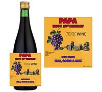 Personalised Customised Sticker Label for Buckfast Tonic Wine Bottle for Birthday or Any Occasion