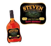 Personalised Customized Bottle Label Sticker for Appleton Estate Rum Birthday Anniversary Xmas