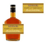 Personalised Customized Bottle Label Sticker for Johnnie Walker Whisky Birthday Anniversary Christmas