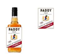 Personalised Customized Bottle Label Sticker for Paddy's Old Irish Whiskey Birthday Anniversary Christmas