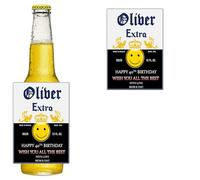 Personalised Customized Bottle Sticker Label for Corona Extra Beer Birthday Anniversary