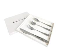 Personalised Cutlery Set for Kids Childrens Toddler Cutlery Kids Cutlery Set with Any Name Custom 4pcs Engraved Knife Fork Spoon Christmas Stainless Steel Cutlery Gifts with Rabbit Bear(Butterfly)