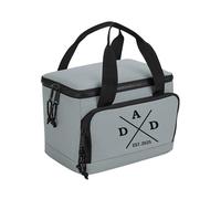 Personalised Dad Lunch Cool Bag Father's Day New Dad Gift (Grey)