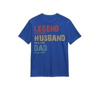 Personalised Dad T Shirt Since, Custom Daddy Husband Legend Tee, for Men, Birthday Present for Dad, Matching Family Shirts