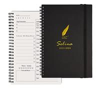 Personalised Daily Undated To Do List Notebook With Hourly Schedule - Teacher Diary Work Organizer Day Planner for Christmas Birthday (Design 3)