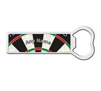 Personalised Dart Board Print Bottle Opener Fridge Magnet