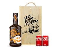 Personalised Dead Man's Fingers Coffee Rum Gift Set with Coca-Cola - 70cl - Rum Gifts For Men, Alcohol Drinks For Her, Christmas, Birthday's, Father's Day, Mother's Day