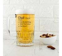 Personalised Definition Beer Glass Tankard